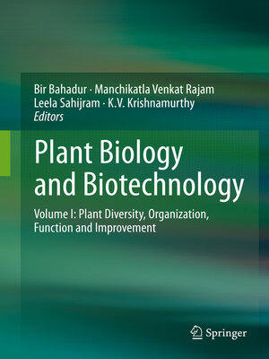cover image of Plant Biology and Biotechnology